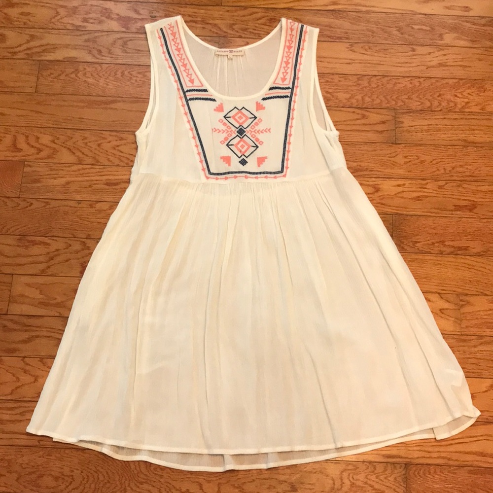 Altar’d State Embroidered White Dress